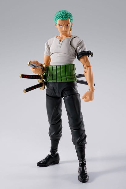One Piece S.H.Figuarts Actionfigur Roronoa Zoro Romance Dawn Ver. 15 cm Image 1