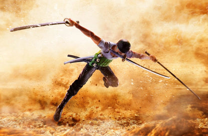 One Piece S.H.Figuarts Actionfigur Roronoa Zoro Romance Dawn Ver. 15 cm Image 3