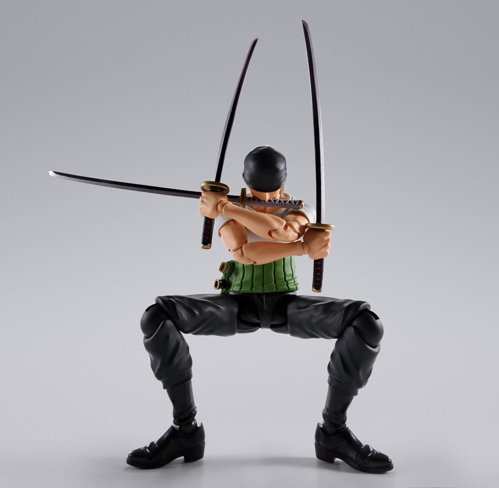One Piece S.H.Figuarts Actionfigur Roronoa Zoro Romance Dawn Ver. 15 cm Image 4