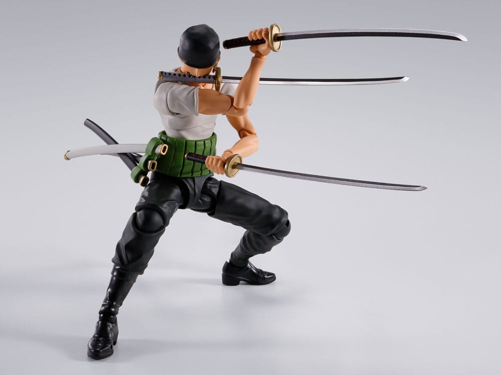 One Piece S.H.Figuarts Actionfigur Roronoa Zoro Romance Dawn Ver. 15 cm Image 6