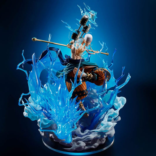 One Piece FiguartsZERO Extra Battle PVC Statue Enel -Sixty Million Volt Lightning Dragon- 32 cm Image 1