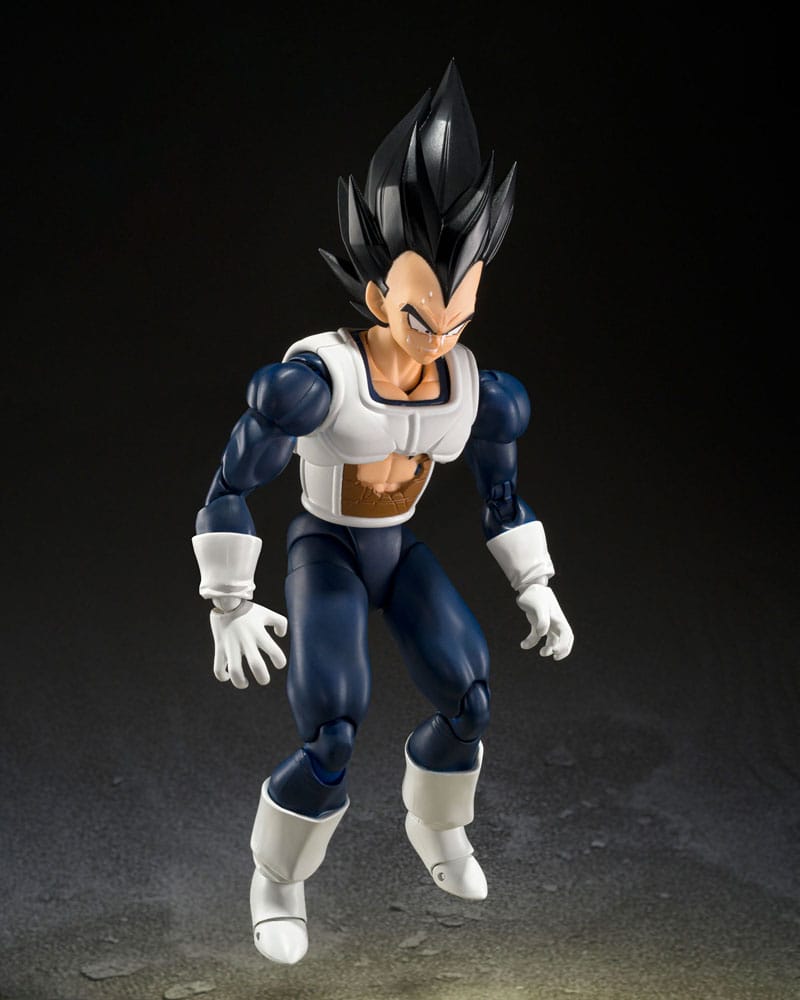Dragon Ball S.H. Figuarts Actionfigur Vegeta Old Battle Clothes 14 cm Image 5