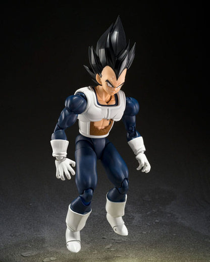 Dragon Ball S.H. Figuarts Actionfigur Vegeta Old Battle Clothes 14 cm Image 5