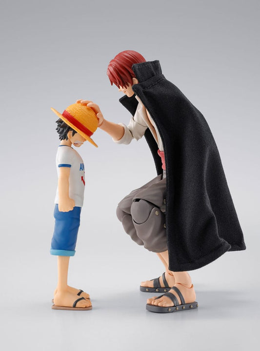 One Piece S.H.Figuarts Actionfiguren 2er-Pack Shanks & Monkey D. Luffy Childhood Ver. Image 1