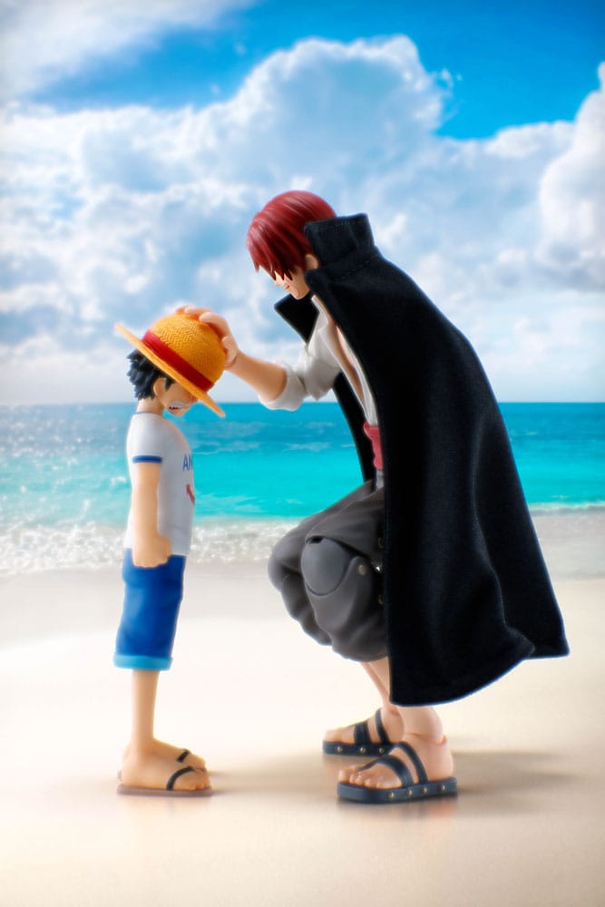 One Piece S.H.Figuarts Actionfiguren 2er-Pack Shanks & Monkey D. Luffy Childhood Ver. Image 3