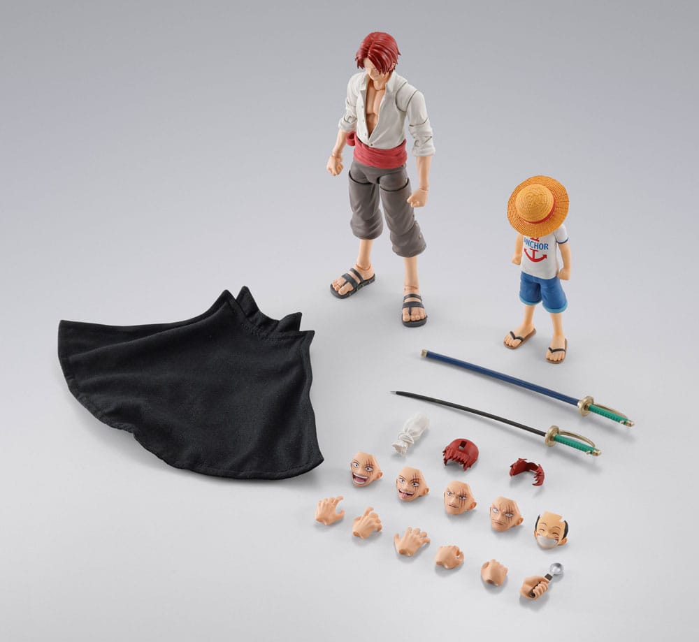 One Piece S.H.Figuarts Actionfiguren 2er-Pack Shanks & Monkey D. Luffy Childhood Ver. Image 10