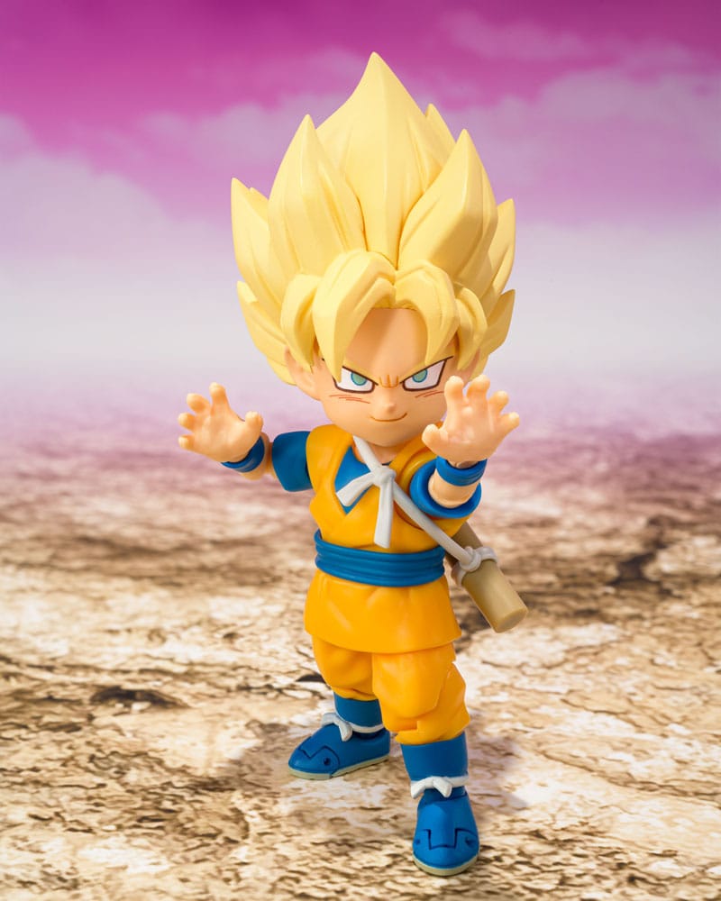 Dragon Ball S.H.Figuarts Actionfigur Super Saiyan Son Goku (mini) Daima 8 cm Image 3