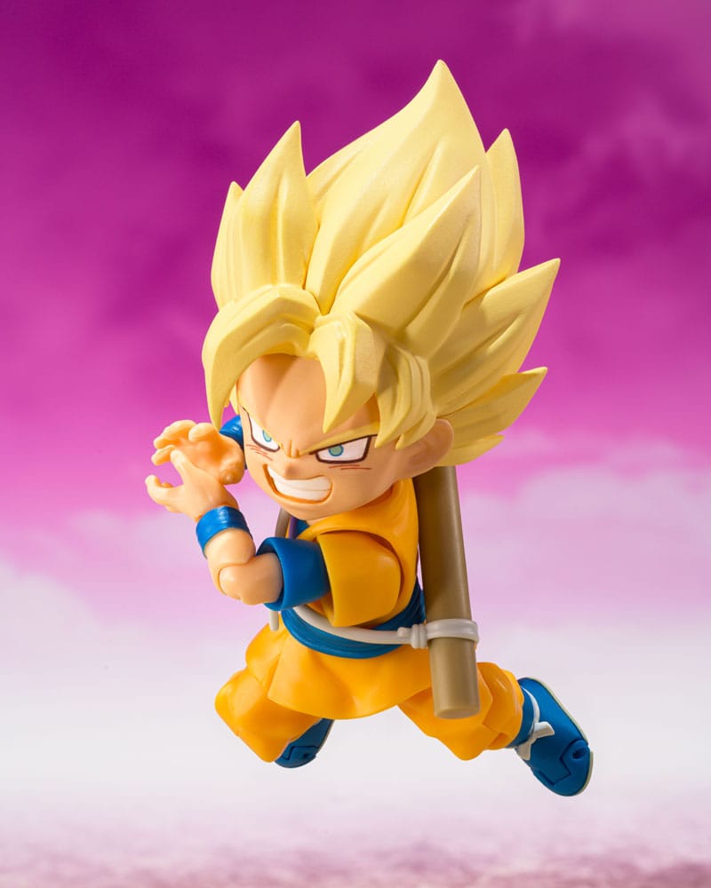 Dragon Ball S.H.Figuarts Actionfigur Super Saiyan Son Goku (mini) Daima 8 cm Image 7