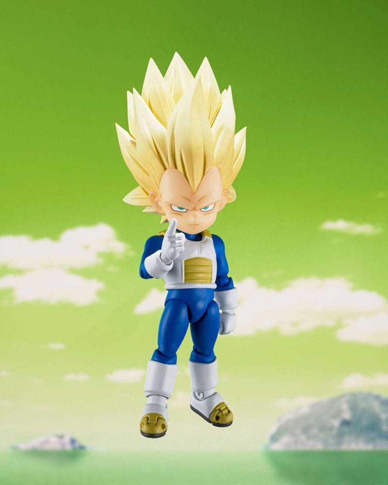 Dragon Ball S.H.Figuarts Actionfigur Super Saiyan Level 3 Vegeta (mini) Daima 8 cm Image 1