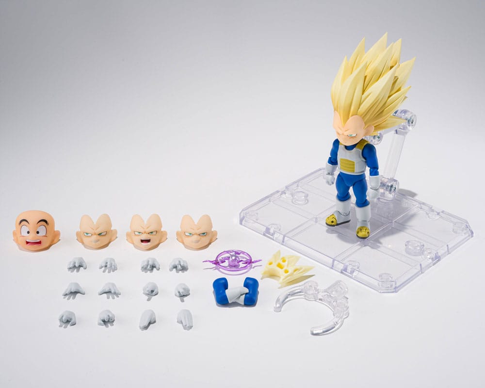 Dragon Ball S.H.Figuarts Actionfigur Super Saiyan Level 3 Vegeta (mini) Daima 8 cm Image 2