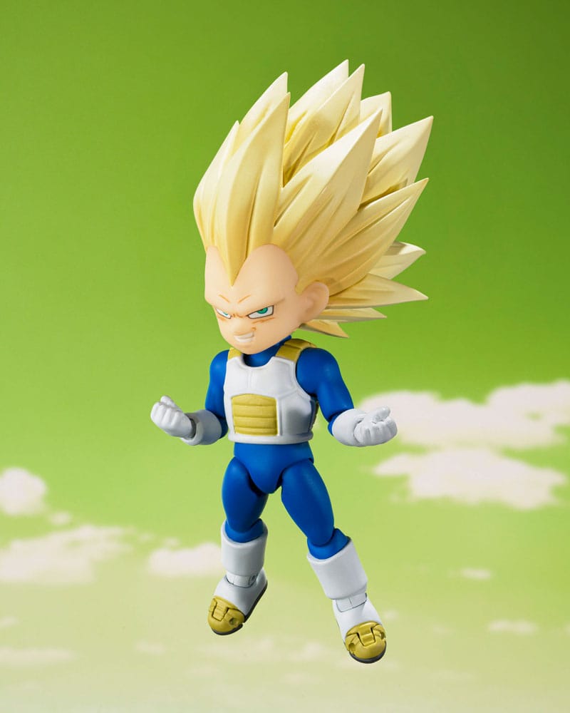 Dragon Ball S.H.Figuarts Actionfigur Super Saiyan Level 3 Vegeta (mini) Daima 8 cm Image 3
