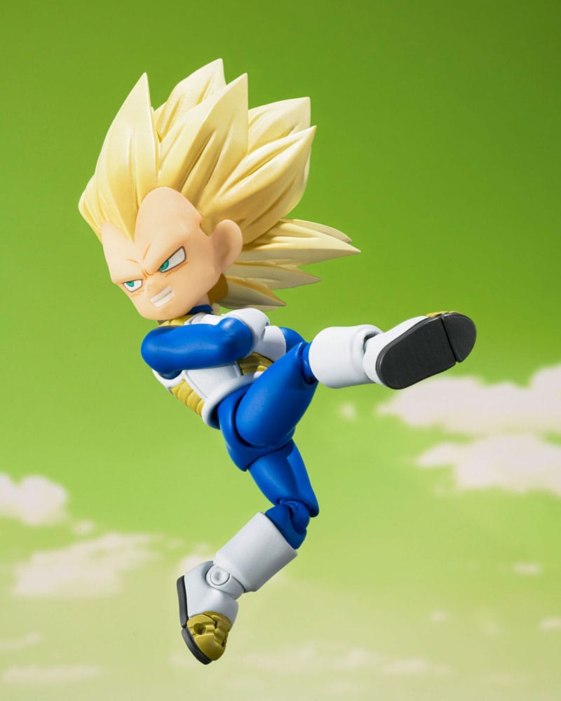 Dragon Ball S.H.Figuarts Actionfigur Super Saiyan Level 3 Vegeta (mini) Daima 8 cm Image 4