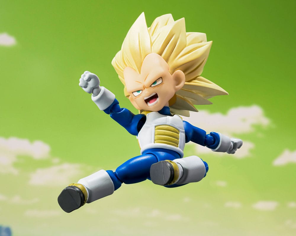 Dragon Ball S.H.Figuarts Actionfigur Super Saiyan Level 3 Vegeta (mini) Daima 8 cm Image 6