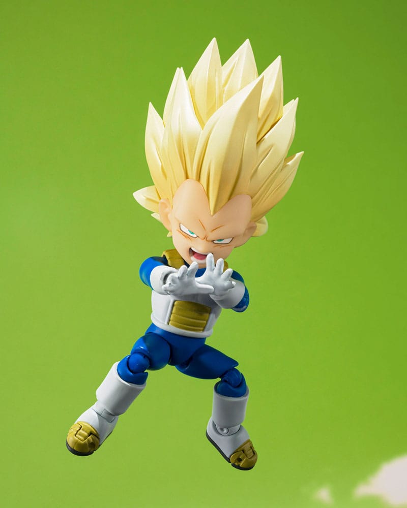 Dragon Ball S.H.Figuarts Actionfigur Super Saiyan Level 3 Vegeta (mini) Daima 8 cm Image 7