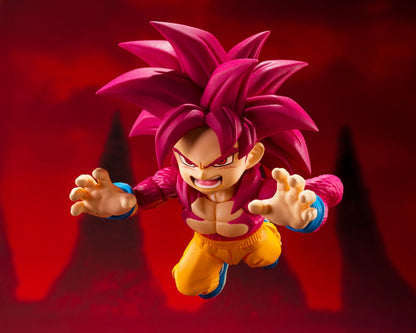 Dragon Ball Daima S.H.Figuarts Actionfigur Super Saiyan Level 4 Son Goku (mini) 8 cm Image 3