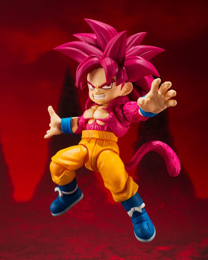 Dragon Ball Daima S.H.Figuarts Actionfigur Super Saiyan Level 4 Son Goku (mini) 8 cm Image 4