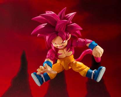 Dragon Ball Daima S.H.Figuarts Actionfigur Super Saiyan Level 4 Son Goku (mini) 8 cm Image 5