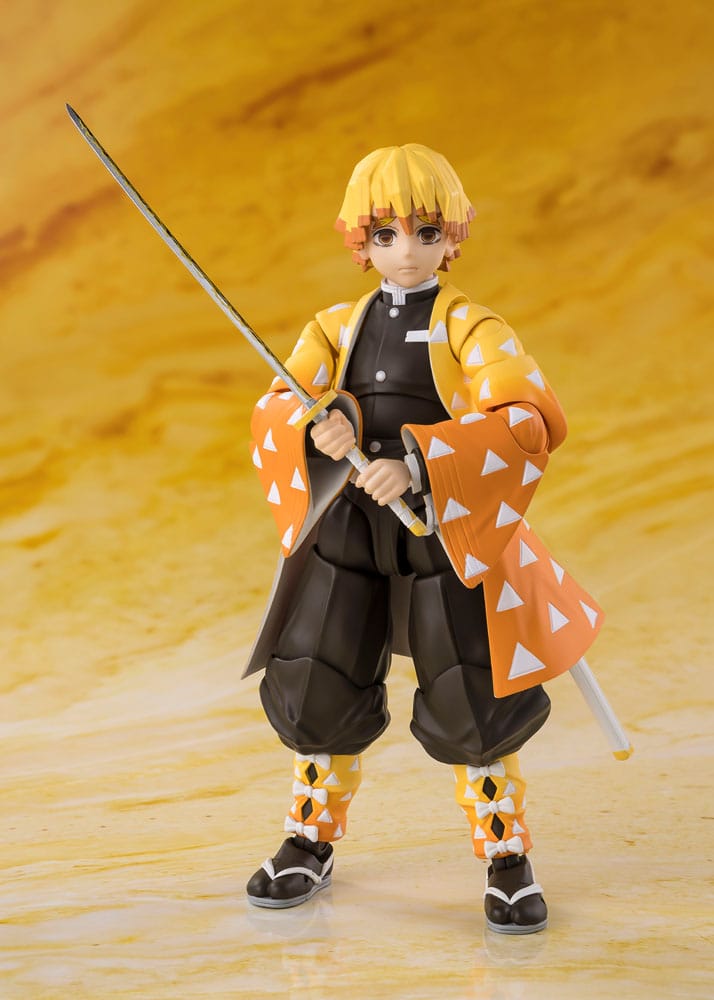 Demon Slayer: Kimetsu no Yaiba S.H. Figuarts Actionfigur Zenitsu Agatsuma 14 cm Image 2