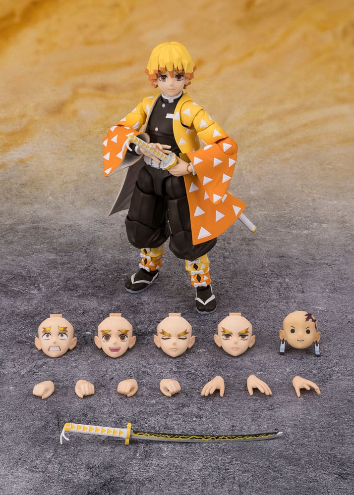 Demon Slayer: Kimetsu no Yaiba S.H. Figuarts Actionfigur Zenitsu Agatsuma 14 cm Image 6
