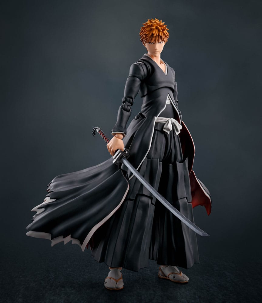 Bleach S.H. Figuarts Actionfigur Ichigo Kurosaki Getsugatensho 16 cm Image 1