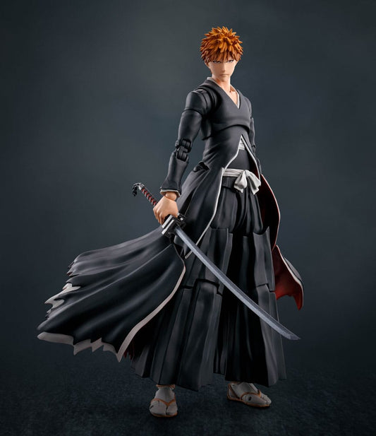 Bleach S.H. Figuarts Actionfigur Ichigo Kurosaki Getsugatensho 16 cm Image 1