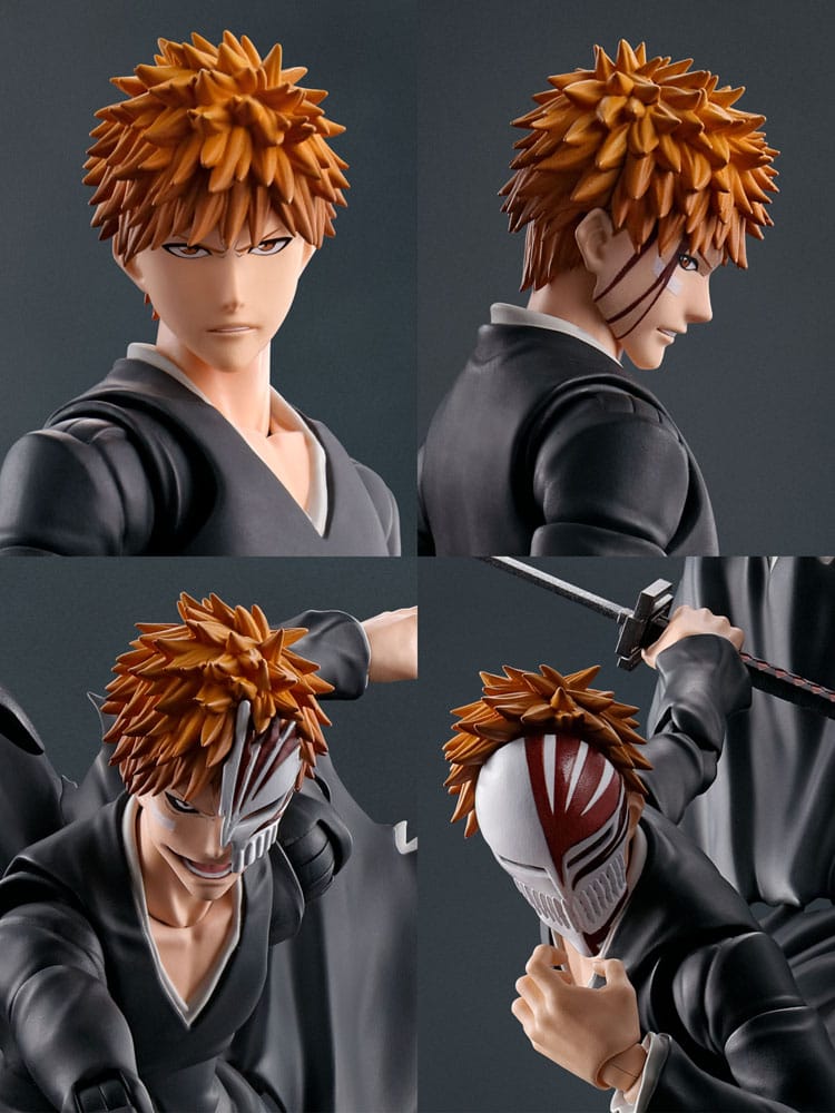 Bleach S.H. Figuarts Actionfigur Ichigo Kurosaki Getsugatensho 16 cm Image 7