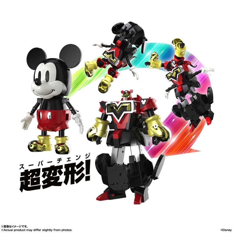 Disney Soul of Chogokin Diecast Actionfigur Super Change Mickey Mouse by Kunio Okawara 13 cm Image 2