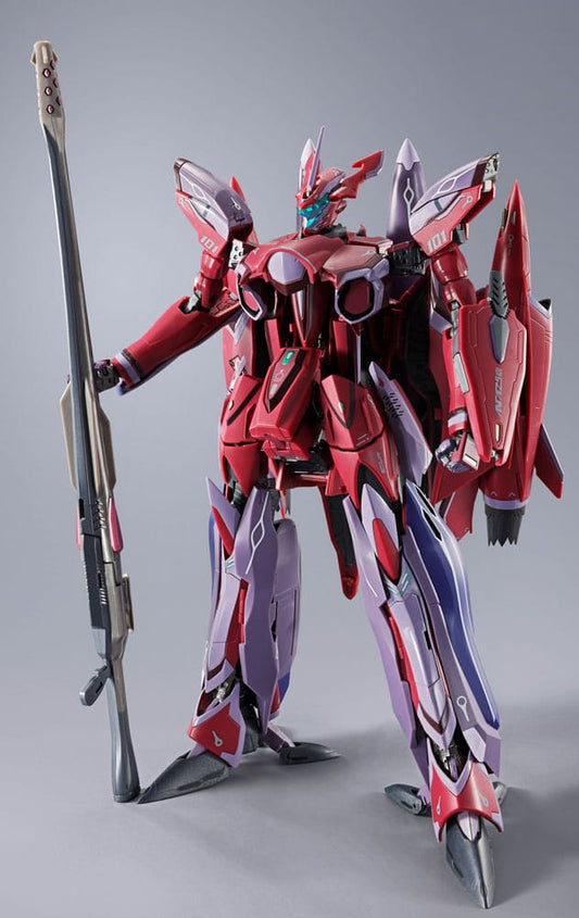 Macross Frontier DX Chogokin Actionfigur VF-27 Gamma SP Super Lucifer Valkyrie Brera Sterne use Revival Ver. 25 cm Image 1