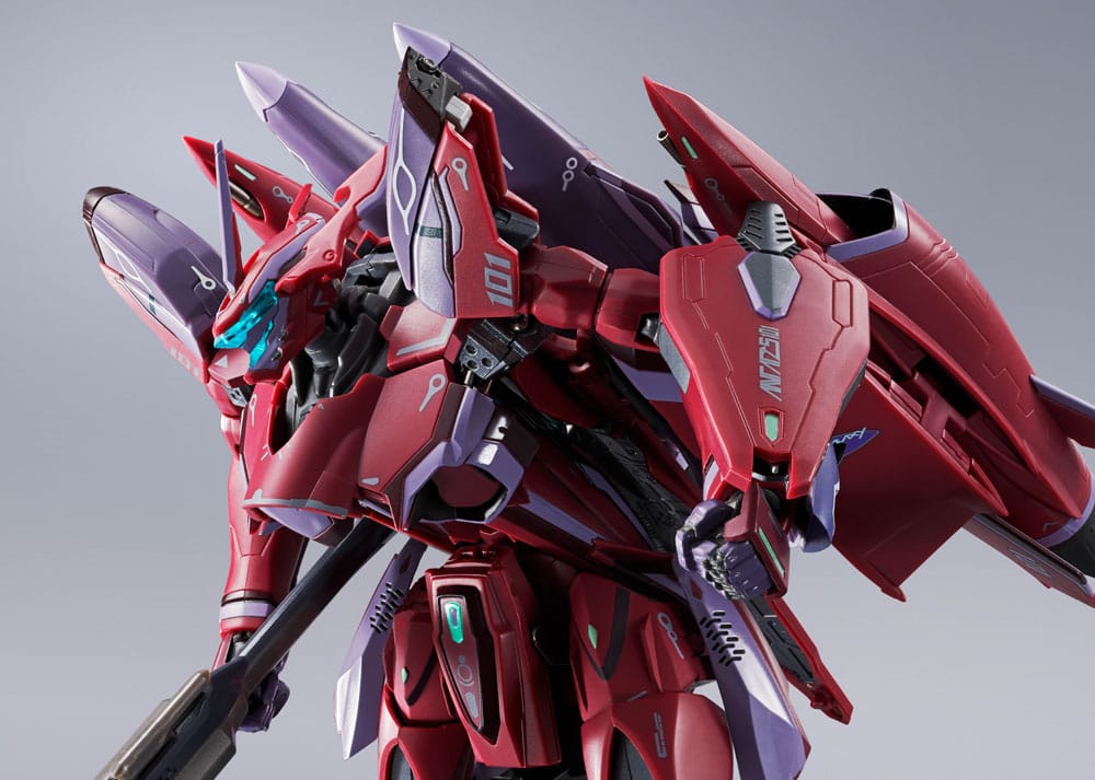 Macross Frontier DX Chogokin Actionfigur VF-27 Gamma SP Super Lucifer Valkyrie Brera Sterne use Revival Ver. 25 cm Image 5