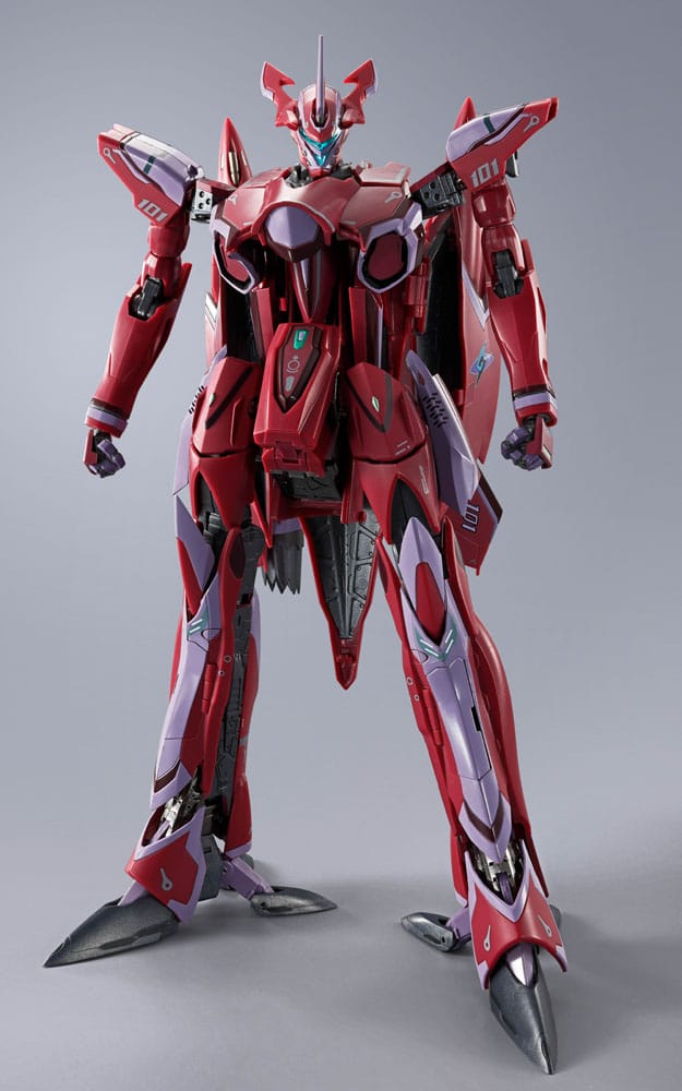 Macross Frontier DX Chogokin Actionfigur VF-27 Gamma SP Super Lucifer Valkyrie Brera Sterne use Revival Ver. 25 cm Image 6