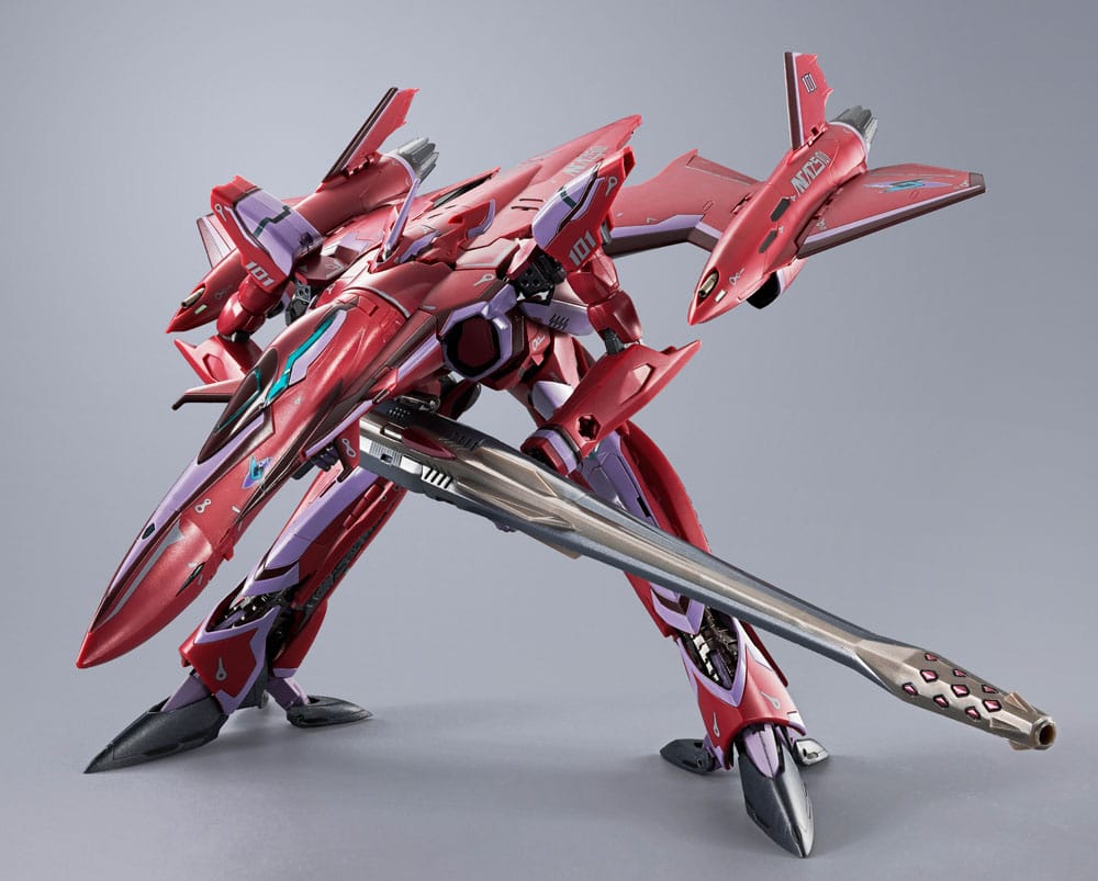 Macross Frontier DX Chogokin Actionfigur VF-27 Gamma SP Super Lucifer Valkyrie Brera Sterne use Revival Ver. 25 cm Image 8
