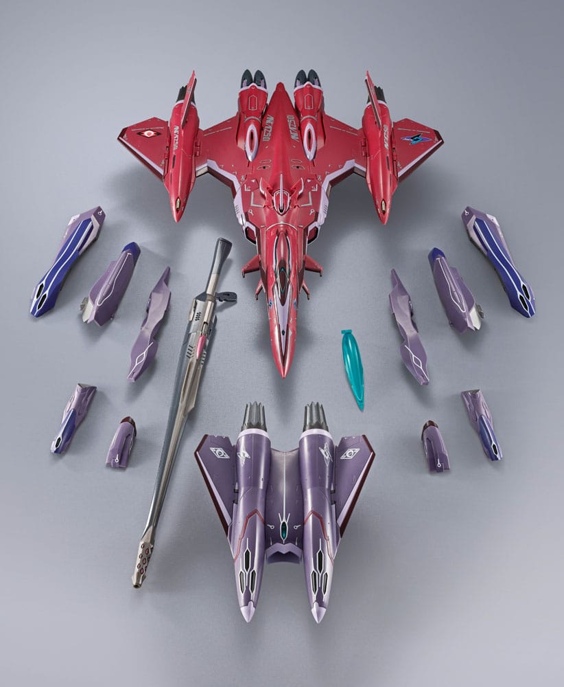 Macross Frontier DX Chogokin Actionfigur VF-27 Gamma SP Super Lucifer Valkyrie Brera Sterne use Revival Ver. 25 cm Image 15