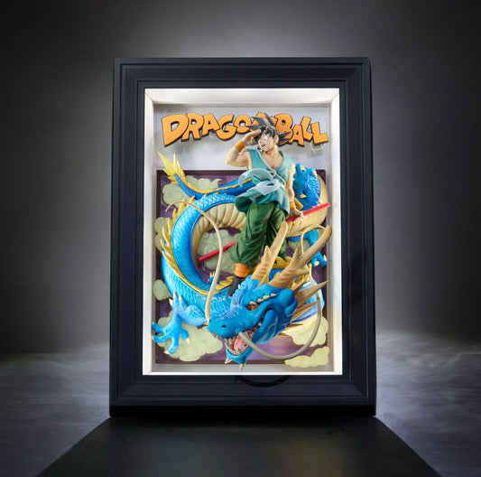 Dragon Ball Z Tamashii Art 3D Relief-Bild Son Goku & Dragon 27 cm Image 1