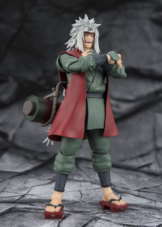Naruto S.H.Figuarts Actionfigur Jiraiya Hidden Leaf Heroic Master Sage (Sage Mode Set) 17 cm Image 1