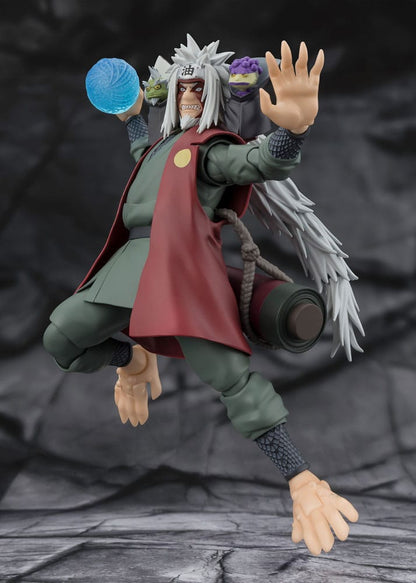 Naruto S.H.Figuarts Actionfigur Jiraiya Hidden Leaf Heroic Master Sage (Sage Mode Set) 17 cm Image 3