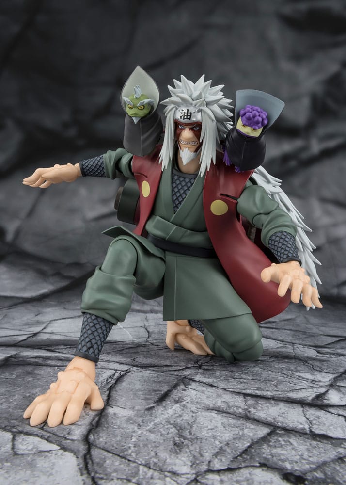 Naruto S.H.Figuarts Actionfigur Jiraiya Hidden Leaf Heroic Master Sage (Sage Mode Set) 17 cm Image 4