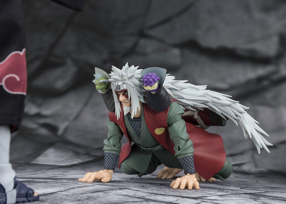 Naruto S.H.Figuarts Actionfigur Jiraiya Hidden Leaf Heroic Master Sage (Sage Mode Set) 17 cm Image 8