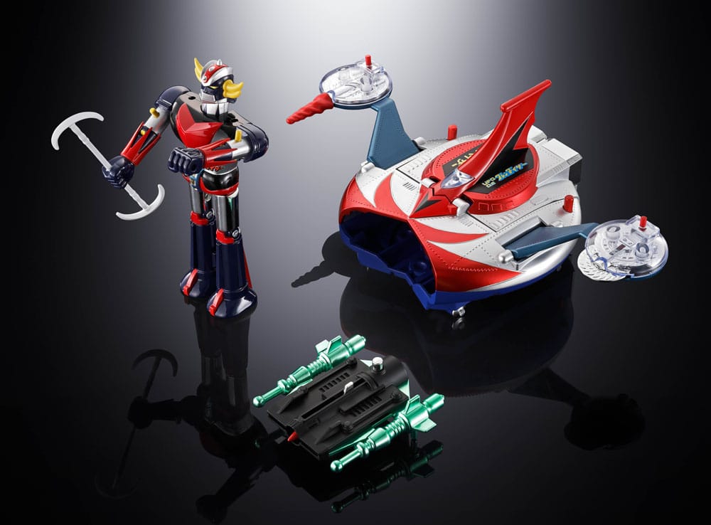 UFO Robo Grendizer Chogokin Actionfigur Deluxe Grendizer & UFO Spazer 14 cm Image 8