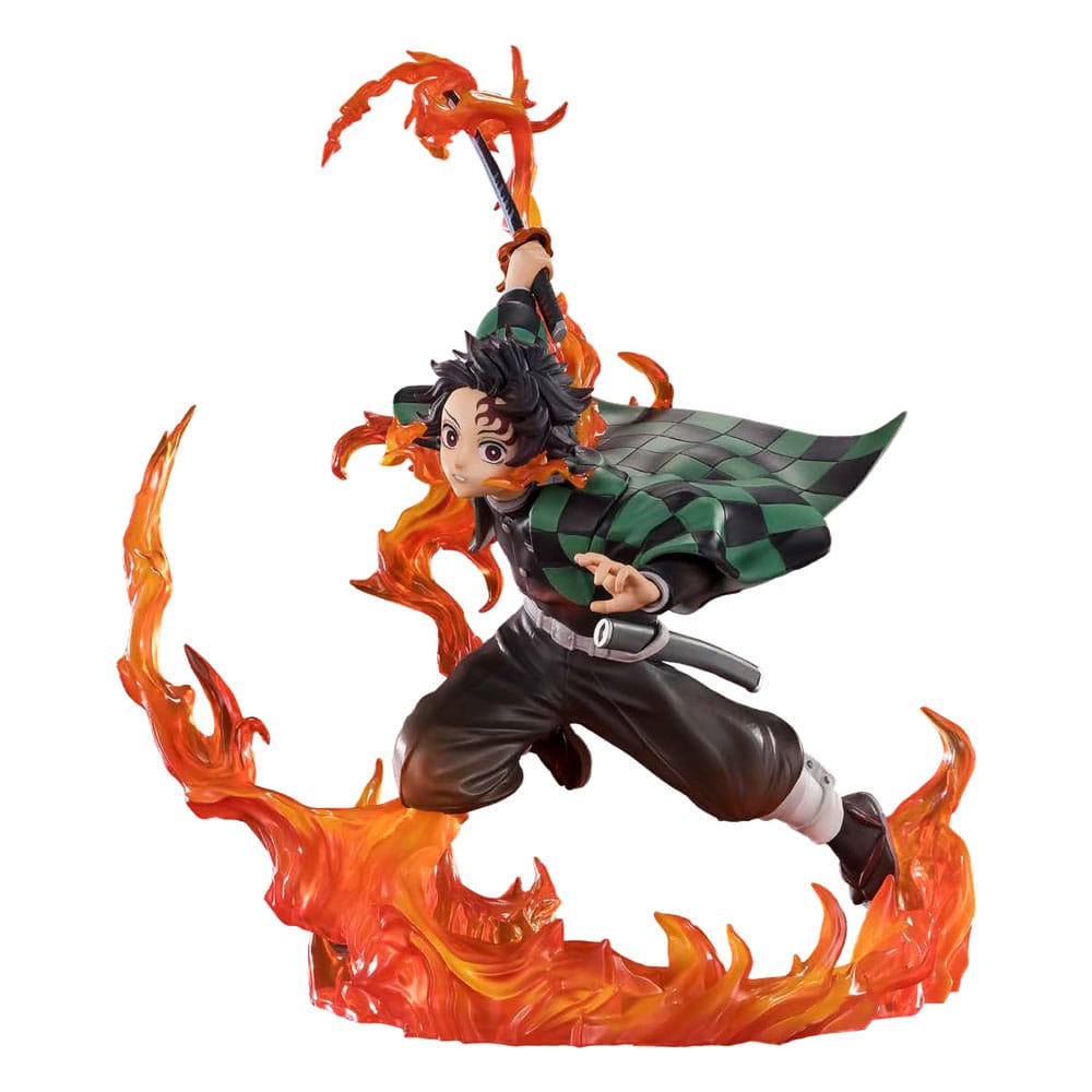 Demon Slayer: Kimetsu no Yaiba FiguartsZERO PVC Statue Kamado Tanjiro (Kyojuro Rengoku's Sword Guard Ver.) 19 cm Image 1