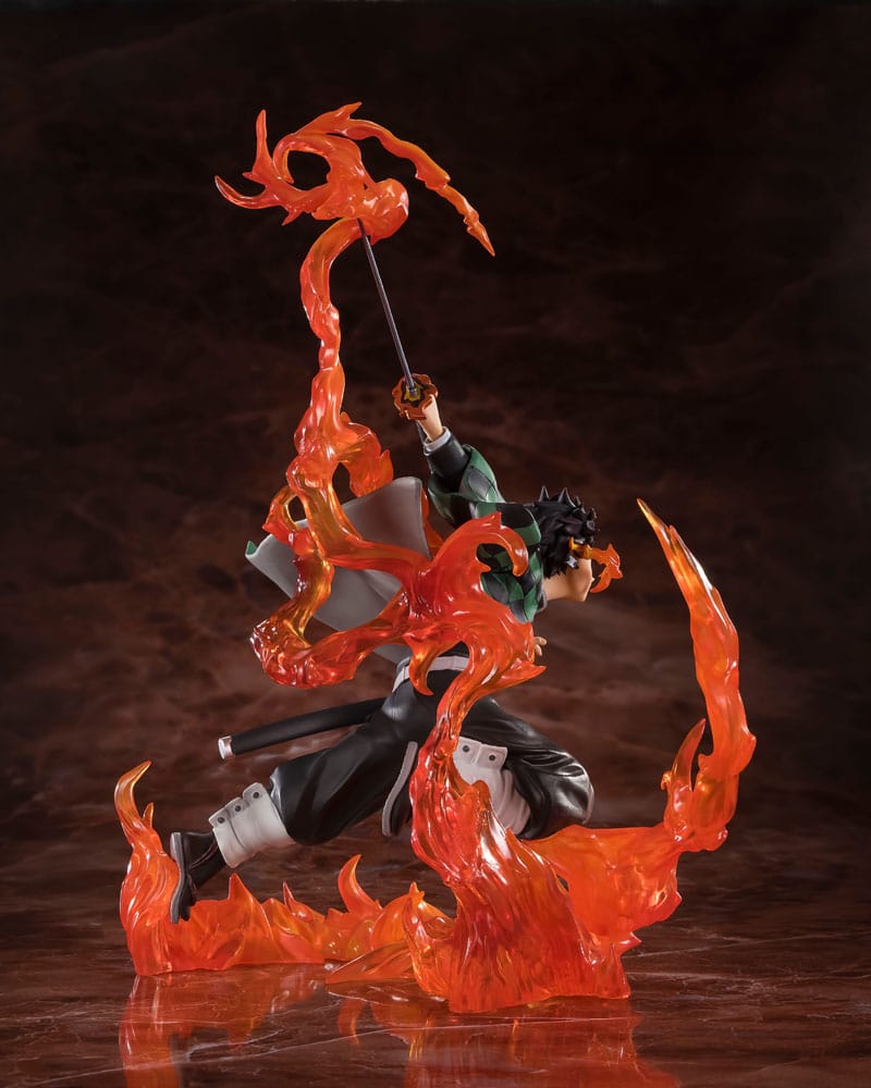Demon Slayer: Kimetsu no Yaiba FiguartsZERO PVC Statue Kamado Tanjiro (Kyojuro Rengoku's Sword Guard Ver.) 19 cm Image 3