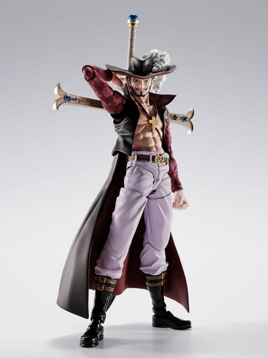 One Piece S.H.Figuarts Actionfigur Dracule Mihawk Hawkeye 17 cm Image 1