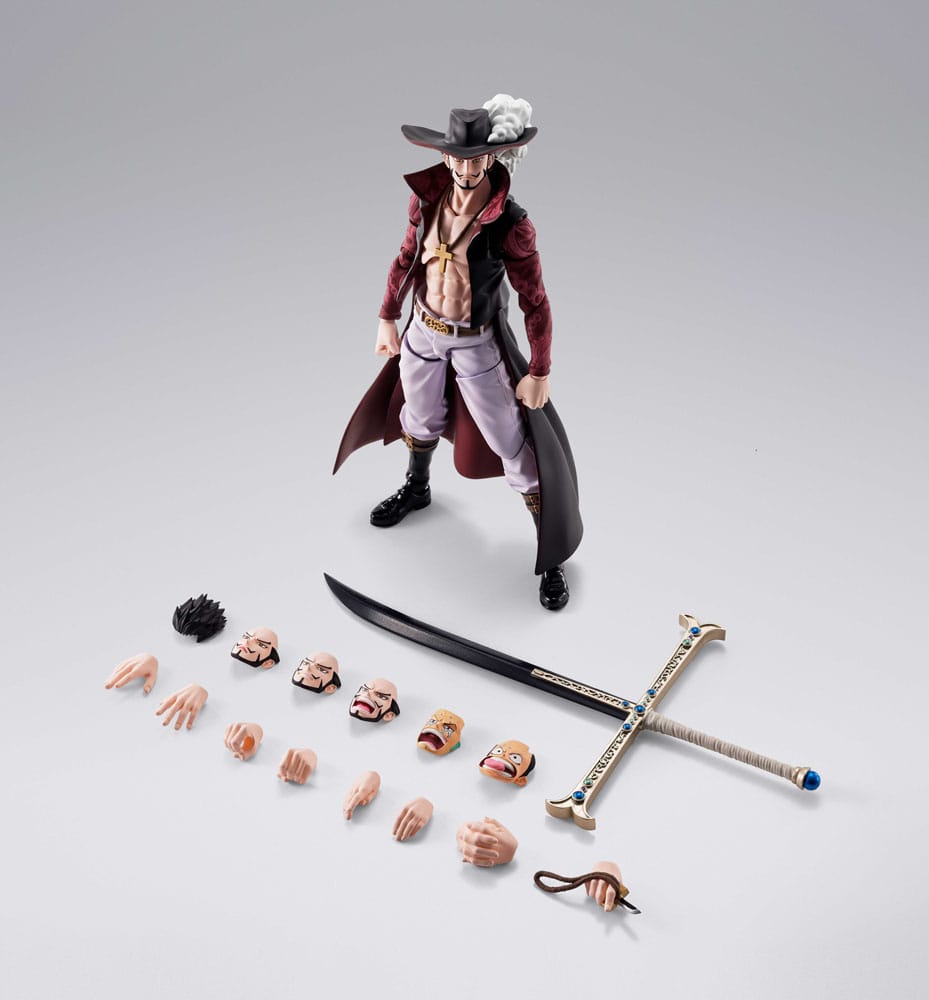 One Piece S.H.Figuarts Actionfigur Dracule Mihawk Hawkeye 17 cm Image 12