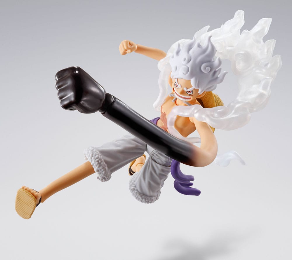 One Piece S.H.Figuarts Actionfigur Monkey D. Luffy Gear 5 -Future Island Egghead- 15 cm Image 3