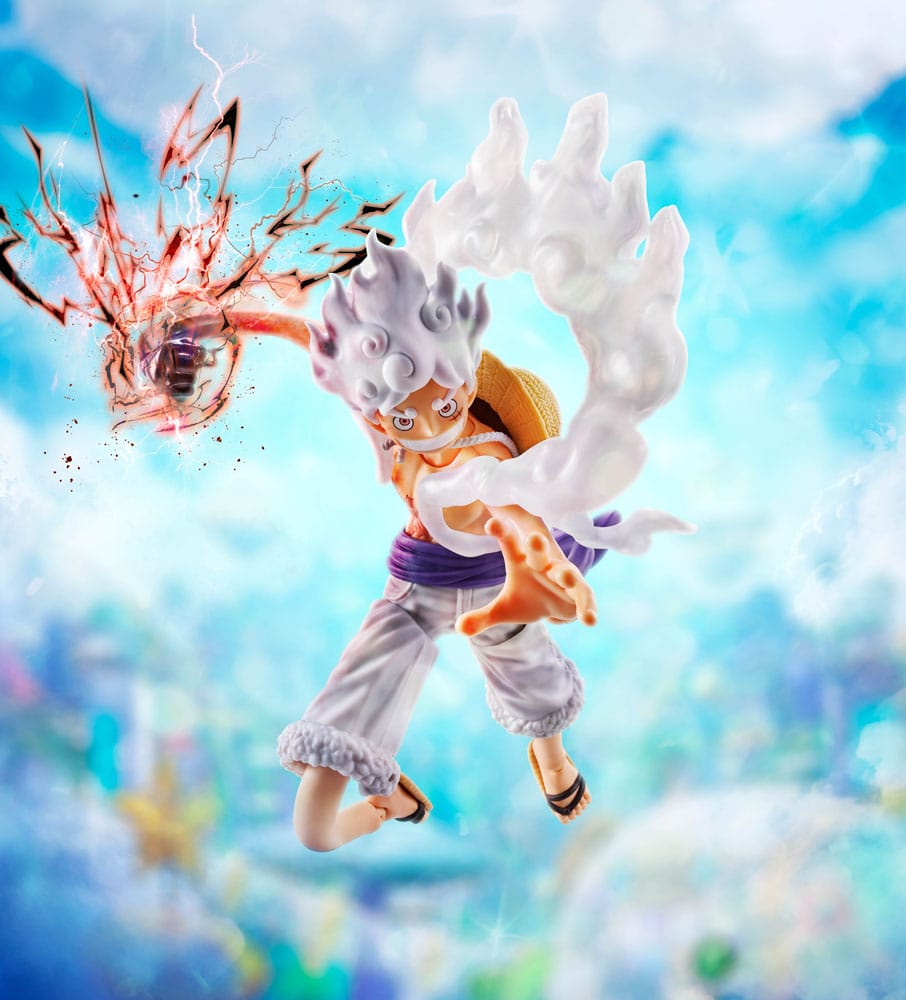 One Piece S.H.Figuarts Actionfigur Monkey D. Luffy Gear 5 -Future Island Egghead- 15 cm Image 7