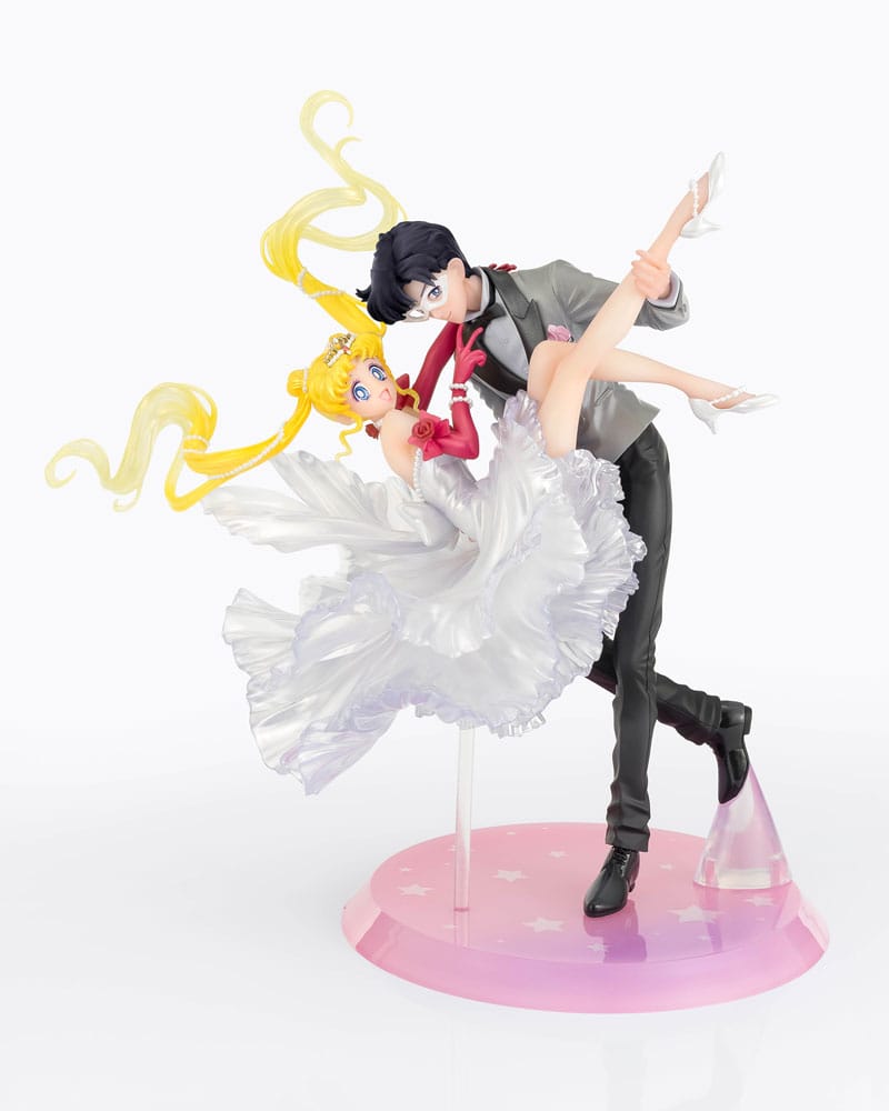 Sailor Moon FiguartsZERO Chouette PVC Statue Usagi & Tuxedo Mask Moonlight Glow Edition 24 cm Image 1