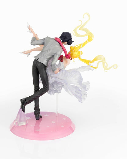 Sailor Moon FiguartsZERO Chouette PVC Statue Usagi & Tuxedo Mask Moonlight Glow Edition 24 cm Image 2
