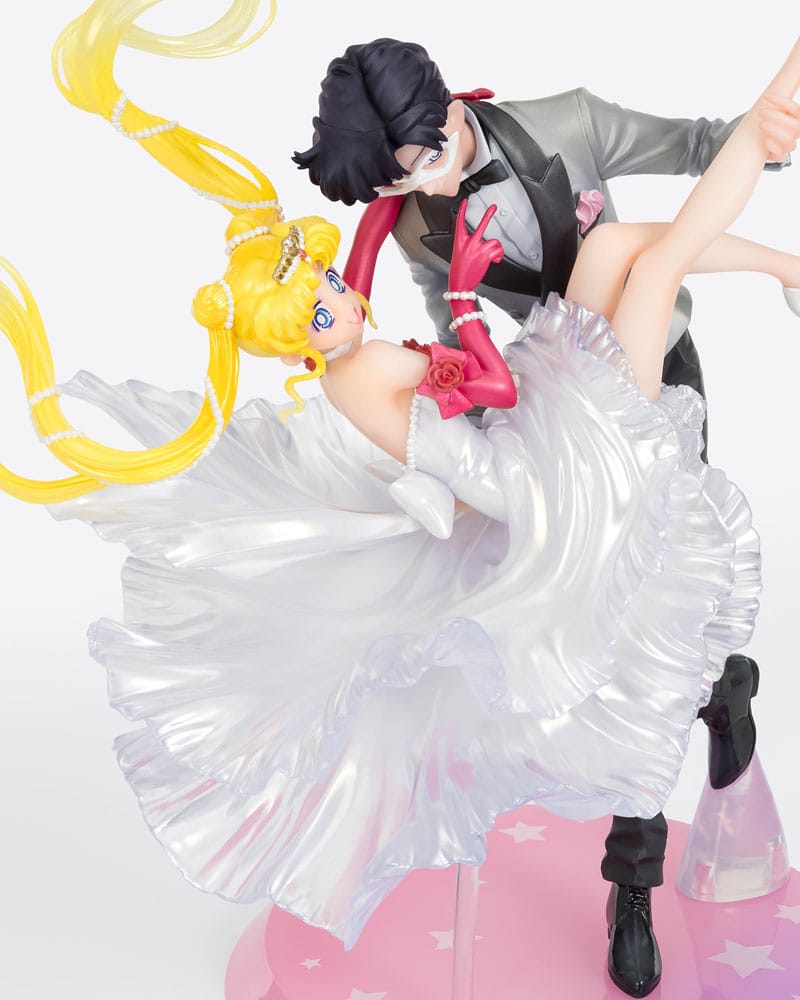 Sailor Moon FiguartsZERO Chouette PVC Statue Usagi & Tuxedo Mask Moonlight Glow Edition 24 cm Image 4