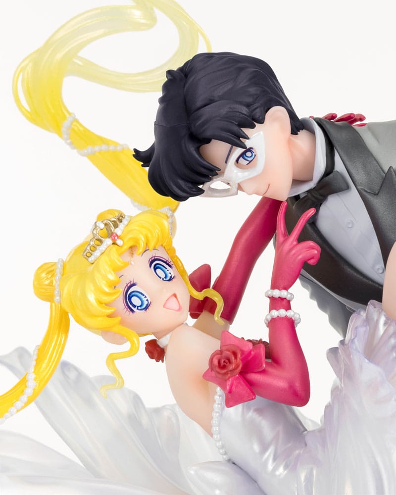 Sailor Moon FiguartsZERO Chouette PVC Statue Usagi & Tuxedo Mask Moonlight Glow Edition 24 cm Image 6
