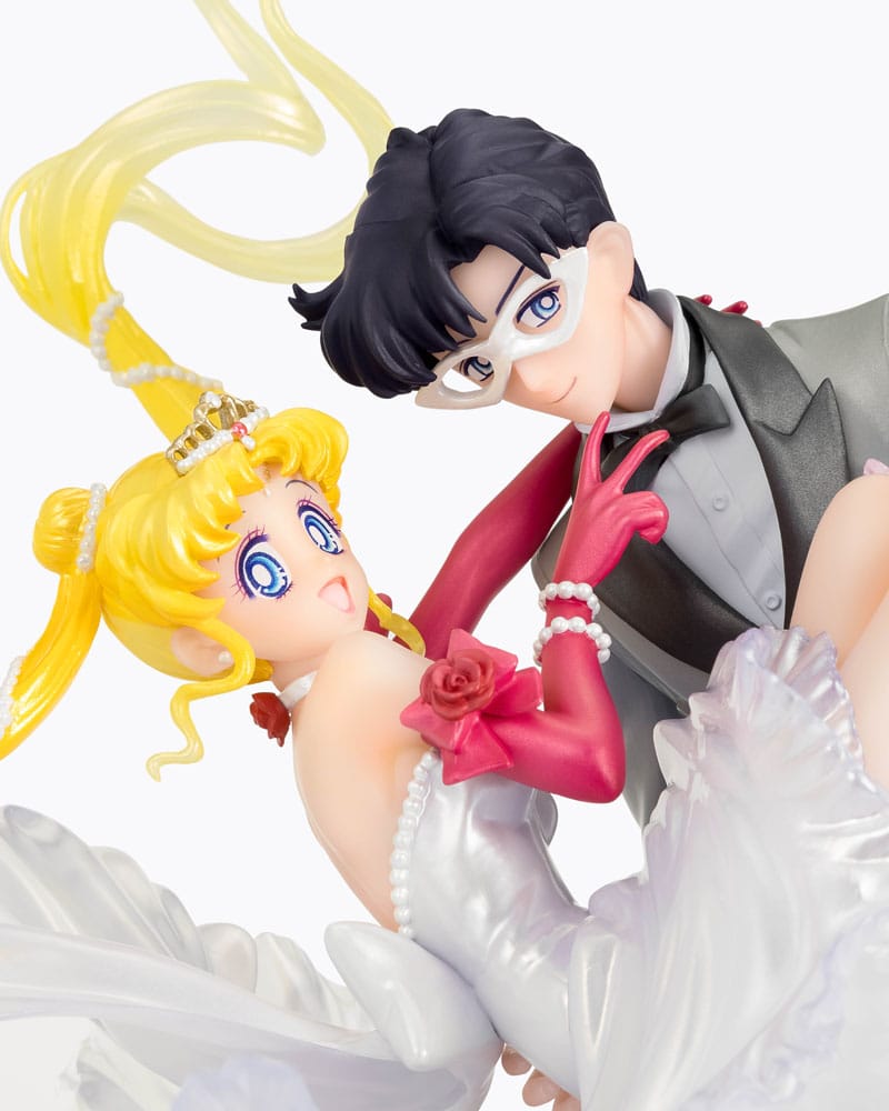 Sailor Moon FiguartsZERO Chouette PVC Statue Usagi & Tuxedo Mask Moonlight Glow Edition 24 cm Image 7