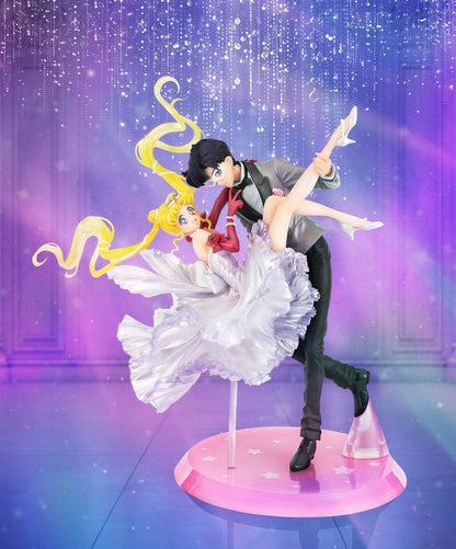 Sailor Moon FiguartsZERO Chouette PVC Statue Usagi & Tuxedo Mask Moonlight Glow Edition 24 cm Image 8